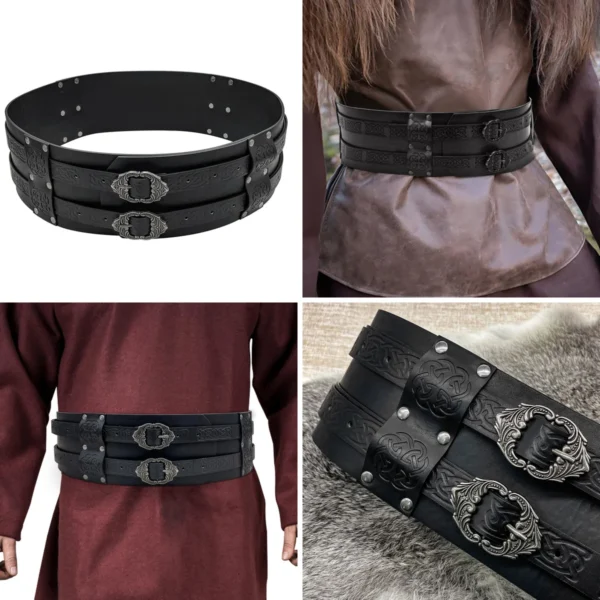 Cinturón Vikingo Medieval: Estilo y Durabilidad Gótica