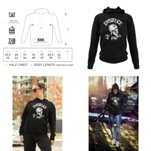 Sudadera Gótica Calavera: Estilo Oscuro y Confort Total