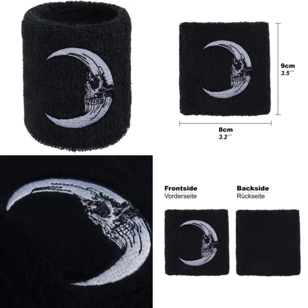 Muñequeras Biker Bordadas: Estilo y Resistencia