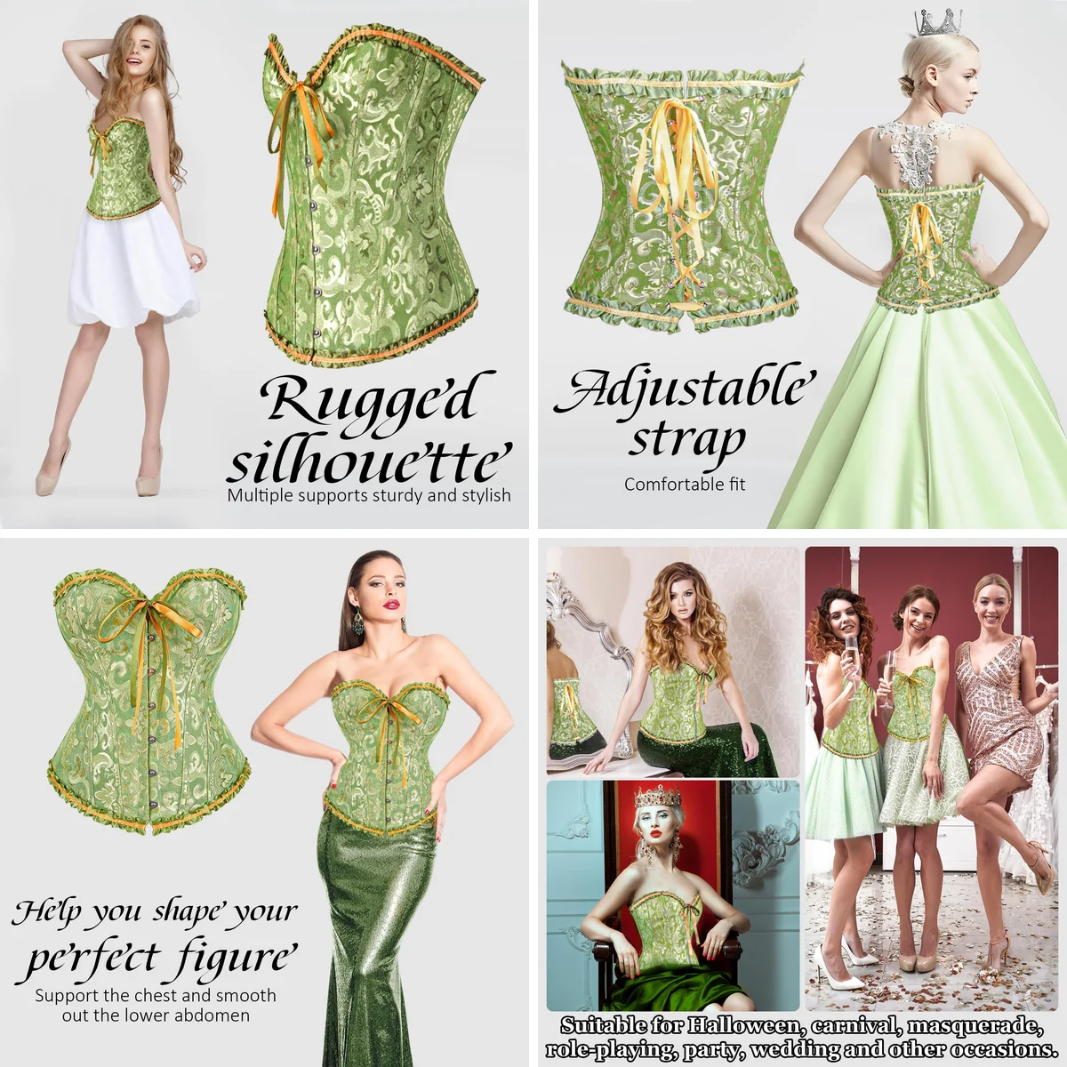 Corsé Gótico Panemy: Estilo y Ajuste para Noches Inolvidables