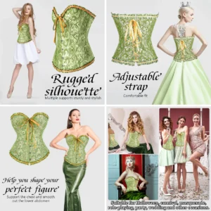 Corset Gótico Panemy: Estilo y Figura Impecable