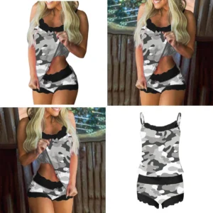 Conjunto Encaje Negro: Estilo Nocturno Casual