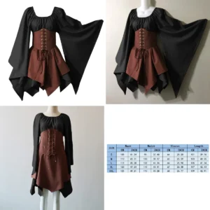 Vestido Gótico Palacio: Elegancia Oscura Irresistible