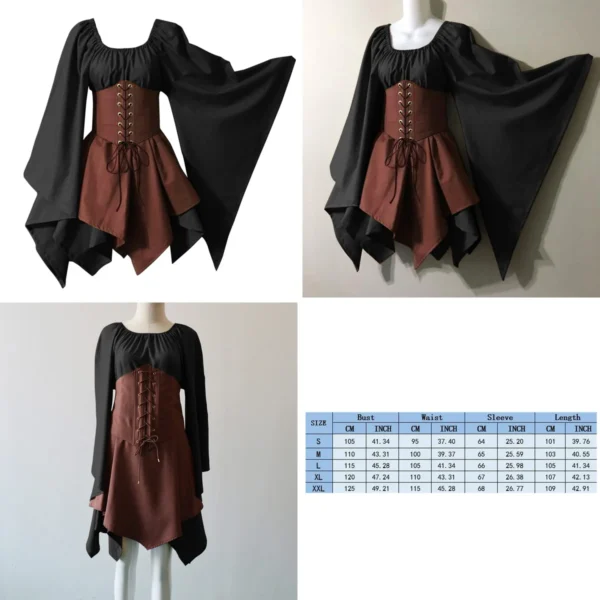 Vestido Gótico Palacio: Elegancia Oscura Irresistible