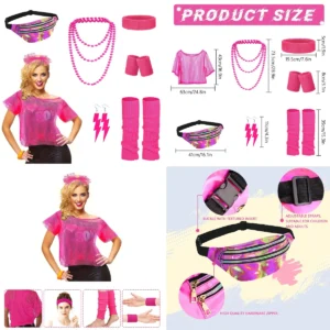 Accesorios Ochenteros: Riñonera, Diadema y ¡Mucho Más!