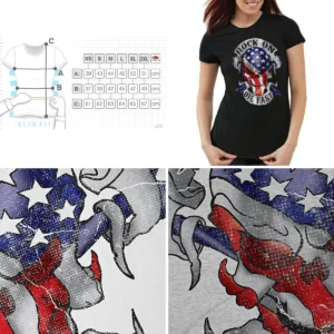 Camiseta Rocker Skull Mujer: Estilo Gótico Auténtico